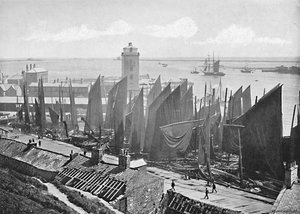Nízké světlo, North Shields, c1896