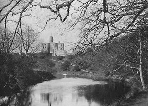 Hrad Warkworth, c1896