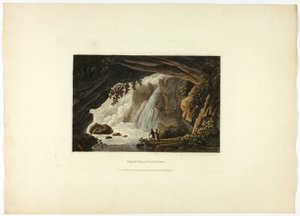 Neptunova jeskyně, deska dvacet tři z ruin Říma od M. Dubourg