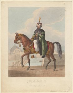 Portrét Mahmuda II 1785-1839, sultána Osmanské říše, 1829 od M. Gauci
