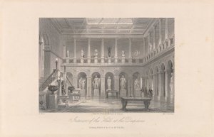 Interiér sálu v Deepdene od M. J. Starling