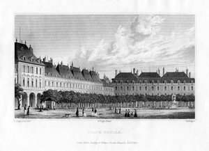Place Royal, Paříž, 1830