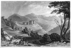 Vesnice Naree, Indie, c1860.