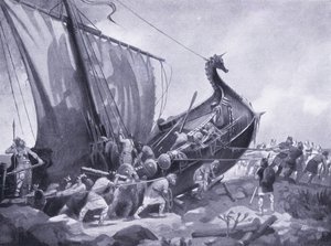 Magnus se plaví kolem Mull of Kintyre AD1098, 20. léta 20. století