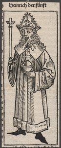 Jindřich Pátý od M. & Pleydenwurff W. (d.1494) Wolgemuth