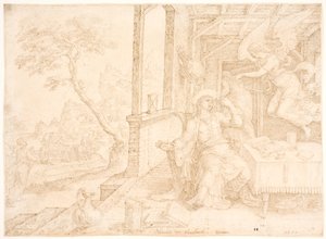 Filipovi se zjevuje anděl od Maarten van Heemskerck