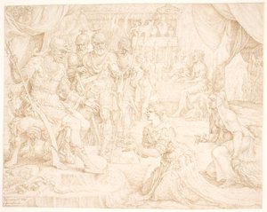 Judith před Holofernem od Maarten van Heemskerck