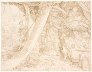 Judith usekne Holofernovu hlavu od Maarten van Heemskerck