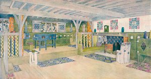 Music Room in a House at Crowborough, c1902