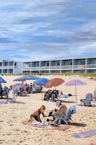 Montauk, 2021 (akrylová barva na archivním pigmentovém tisku)