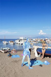 Sorrento Blue (akrylová barva na archivním pigmentovém tisku)