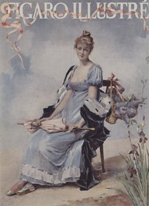 květnové květy. Obálka Le Figaro Illustre, květen 1894