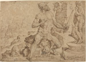 Simeon patriarcha od Maerten van Heemskerck