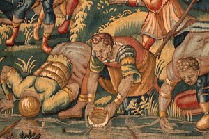 Příběh Gideona, konec 16. století (hedvábí a vlna) od Maerten van Heemskerck