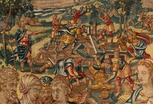 Příběh Gideona, konec 16. století (hedvábí a vlna) od Maerten van Heemskerck