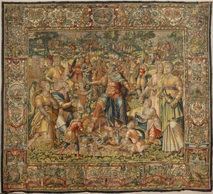 Příběh Gideona, konec 16. století (hedvábí a vlna) od Maerten van Heemskerck