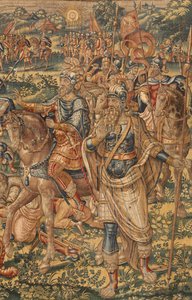 Příběh Gideona, konec 16. století (hedvábí a vlna) od Maerten van Heemskerck