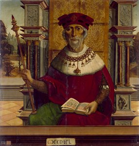 Prorok Ezechiel, c. 1525 od Maestro de Becerril