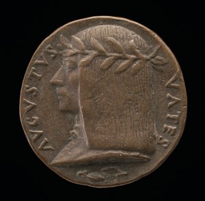Augusto da Udine Publio Augusto Graziani, básník a astrolog [avers], c. 1519.