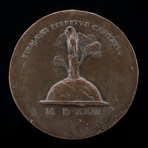 Pelikán v její zbožnosti [reverse], 1523.