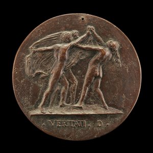 Truth Unveiled by Two Men [reverse], 20. léta 15. století.