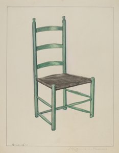 Ladder Back Chair - tzv. Jolting Chair, c. 1936.