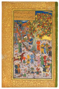 Návštěva u derviše, 1560-61 od Mahmud Muzahhib