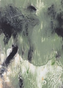 Abstrakt v odstínu Fluid Green od Maira Ribena
