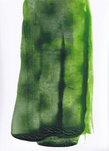 Abstrakt v odstínu Fluid Green od Maira Ribena