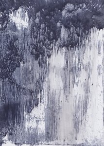 Indigo – tekoucí abstrakce