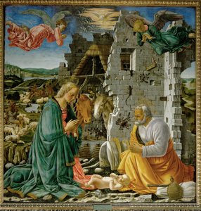 Betlém ... od Maitre de la Nativite du Louvre