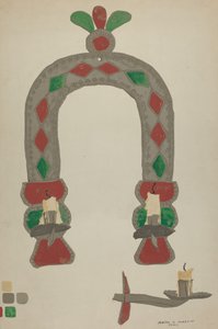 Svícenový svícen od Majel G. Claflin