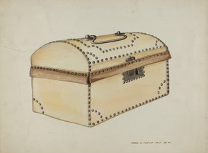 Kožená krabička, c. 1937. od Majel G. Claflin