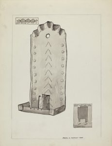 Svícen na cínovou svíčku, 19351942. od Majel G. Claflin