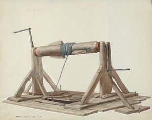 Studna s pohyblivým nosníkem, c. 1937. od Majel G. Claflin