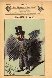 Obálka The Men of Today, číslo 402, ilustrace Manuel Luque (1854-1919): Karikaturisté - Luque Manuel (1854-1924) od Manuel Luque