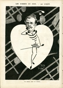 Ilustrace Manuel Luque (1854-1919) v La Caricature (1880) od Manuel Luque