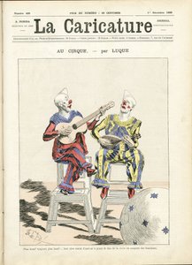 Ilustrace Manuela Luque (1854-1919) pro obálku La Caricature (1880) od Manuel Luque