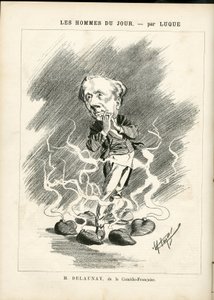 Ilustrace Manuela Luque (1854-1919) pro obálku La Caricature (1880) od Manuel Luque