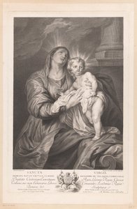 Marie s Ježíškem Sancta Virgo (název na objektu)