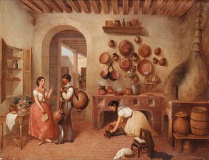 V kuchyni Hacienda, od Manuel Serrano