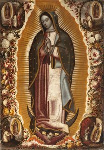 Panna Guadalupská (Virgen de Guadalupe) od Manuel de Arellano