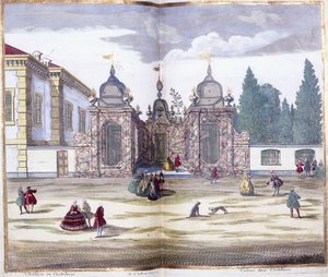 Voliéra v Castellazo, 1743 od MarcAntonio dal Re