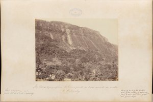 Topografická studie části pravé strany údolí Andanahy od Marc Ferrez