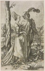 Chůze od Marcantonio Raimondi
