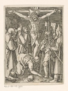 Ukřižování Umučení Krista (název série) od Marcantonio Raimondi