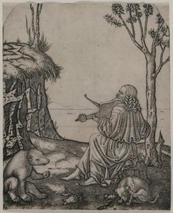 Orpheus Charming the Animals, c. 1505. od Marcantonio Raimondi