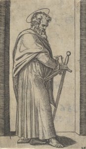 Saint Paul, meč v pravé ruce, ze série 
