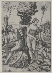 Venuše, Mars a Amor, 1508. od Marcantonio Raimondi