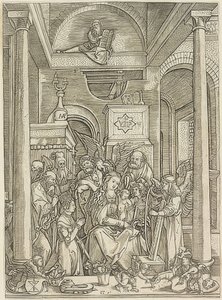 Oslava Marie od Marcantonio Raimondi